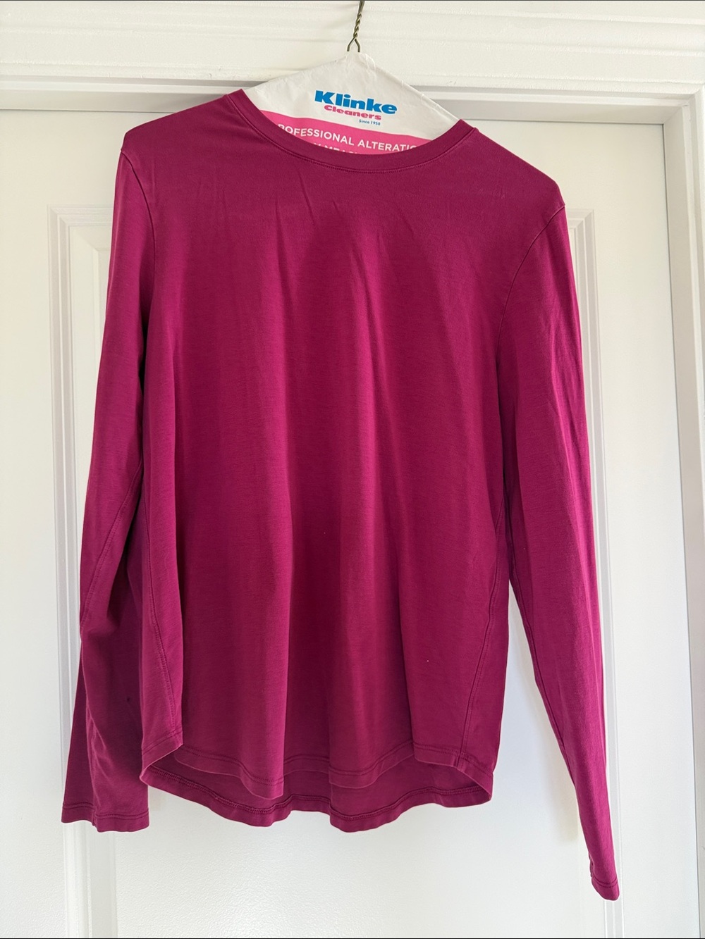 Lululemon Long Sleeve Crewneck Top - Berry Pink
